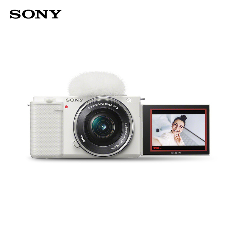索尼（SONY）ZV-E10L Vlog微单数码相机 16-50套机  白色