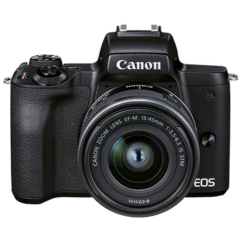 佳能（Canon）EOS M50 Mark II M50二代 15-45标准变焦镜头套机 （白色）