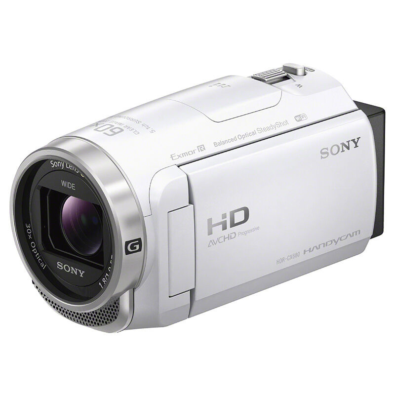 索尼（SONY）HDR-CX680 高清数码摄像机 白色